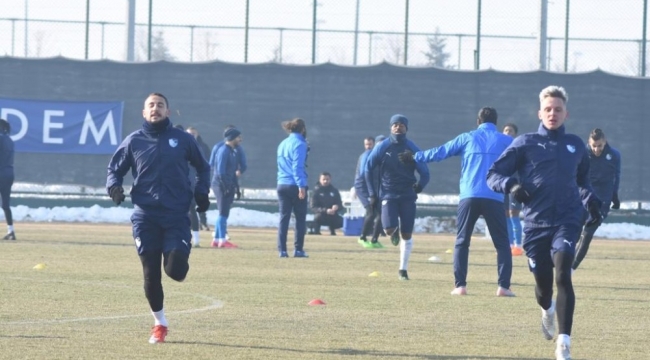 BB Erzurumspor, Gaziantep maç hazırlıklarını sürdürdü