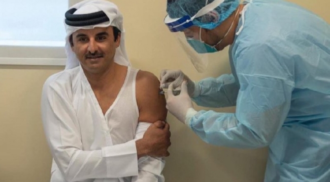 Katar Emiri Al Sani, Covid-19 aşısı oldu