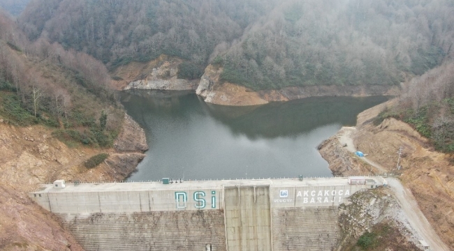 Akçakoca'nın su ihtiyacını karşılayan barajda su seviyesi yarıya düştü