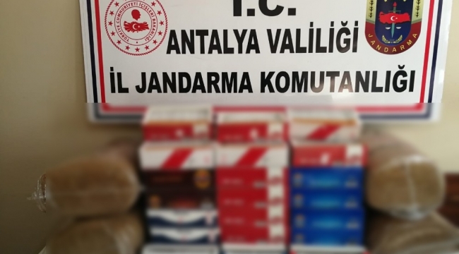 Antalya'da jandarmadan açıkta tütün satanlara ceza