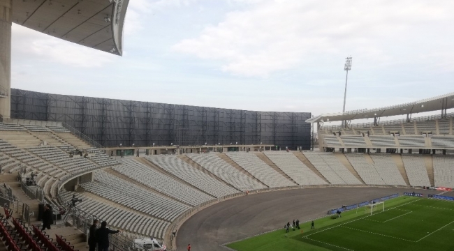Atatürk Olimpiyat Stadı'nda rüzgar önlemi