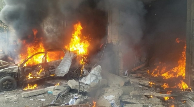 Azez'de patlama: 1 ölü, 10 yaralı