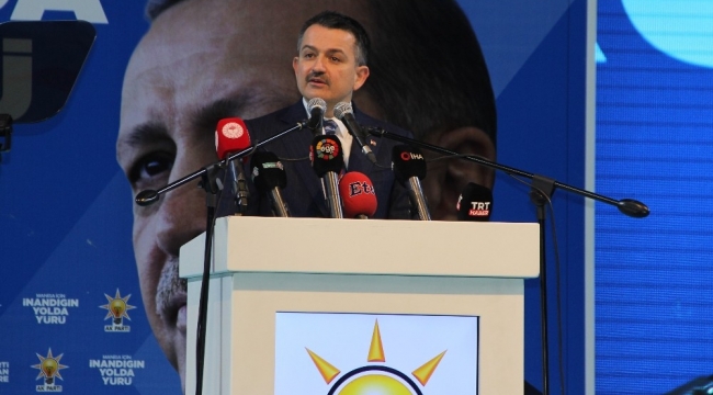 Bakan Pakdemirli: "AK Parti ile MHP'nin ittifakı; seçim değil, hizmet ittifakıdır"