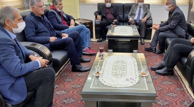 Başkan Kılınç, kooperatif başkanlarıyla bir araya geldi