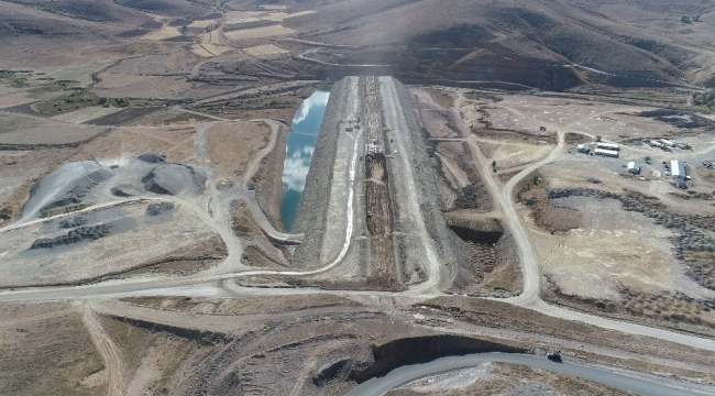 Bayburt Kırklartepe Barajı'nda yüzde 90 fiziki gerçekleşme