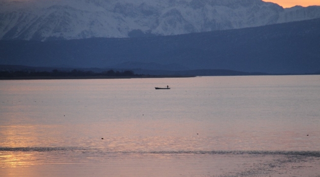 Beyşehir Gölü'nde görsel şölen