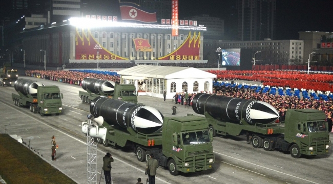 Biden'ın yemin töreni öncesi Kuzey Kore'den gövde gösterisi