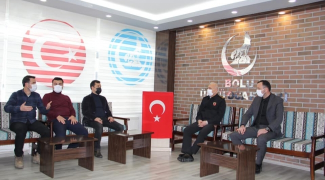 Bolu Jandarma Alay Komutanı Albay Ersever'den Ülkü Ocakları ziyareti açıklaması
