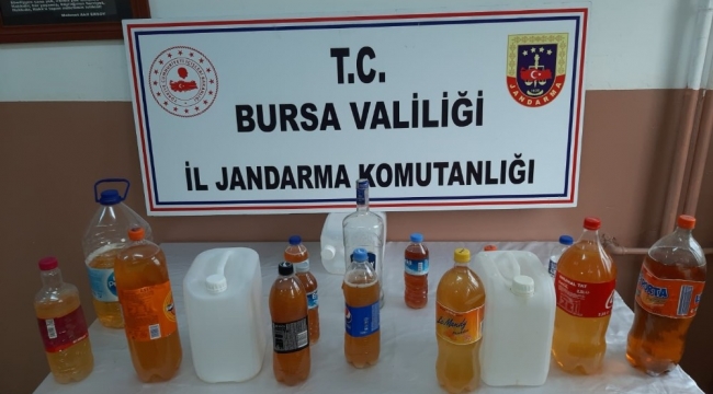 Bursa'da kaçak içki operasyonu: 1 gözaltı