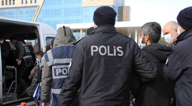 Elazığ'da çeşitli suçlardan aranan 7 şüpheli yakalanıp tutuklandı