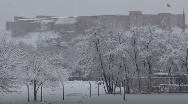 Gaziantep'ten kar manzaraları