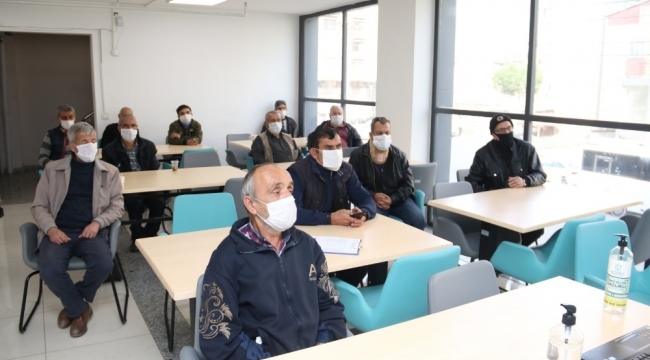 Gebze Barınma Merkezi'nde virüs salgınına karşı eğitim
