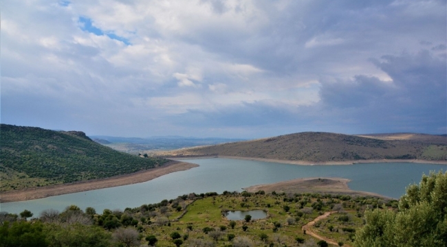 Güzelhisar Barajı'nda su seviyesi yükseliyor
