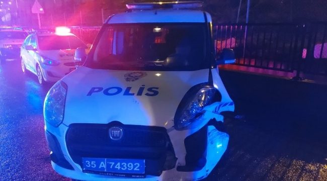 İzmir'de alkollü sürücü, polis memurunu yaraladı