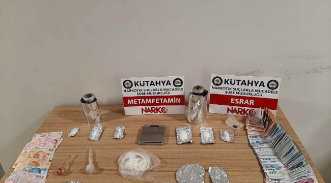 Kütahya'da uyuşturucu operasyonu: 1 tutuklama