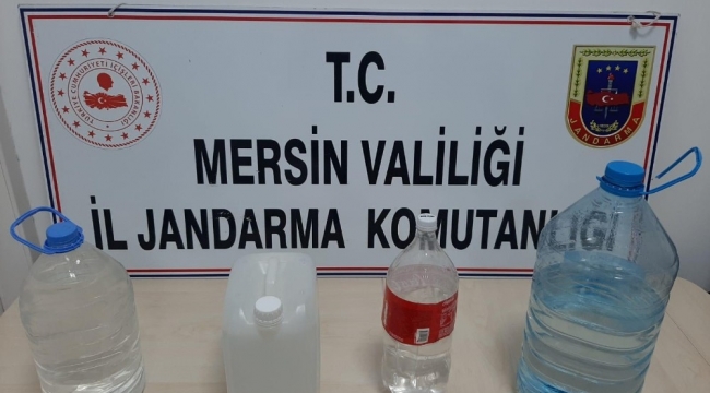 Mersin'de sahte içki üretimi yapan 3 kişi gözaltına alındı