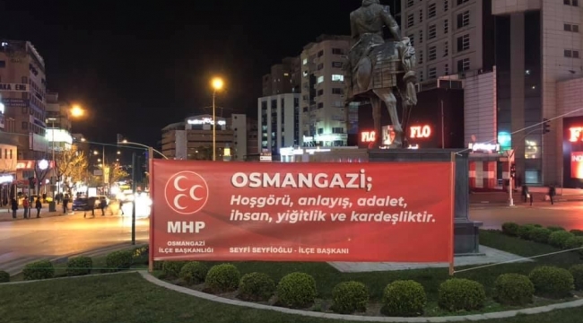 MHP Osmangazi İlçe Başkanlığı'ndan "Bursalı olmak" fankındalık projesi