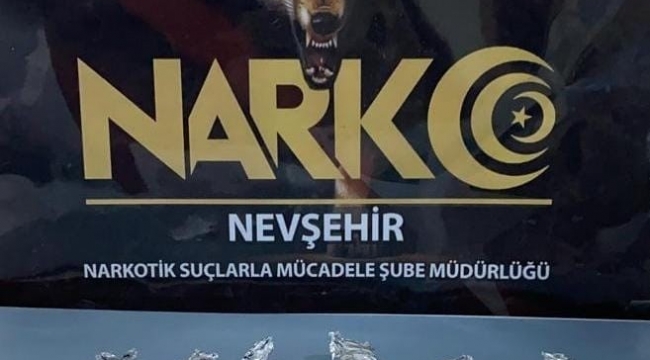 Nevşehir'de uyuşturucudan 1 şüpheli yakalandı
