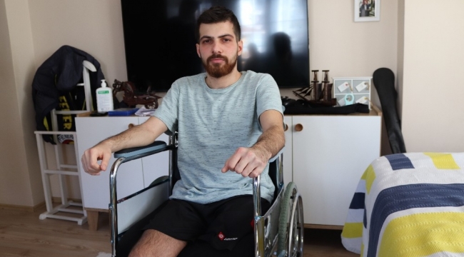 Ölümden dönen genç sağlıkçı iki bacağını da kaybetti