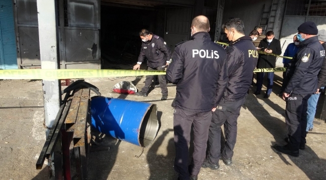 Samsun'da sanayide kaynak yapılan varil patladı: 1 ölü
