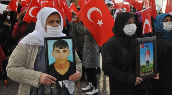 Şırnak anneleri eylemlerinin 20'nci haftasında da HDP'den çocuklarını istedi