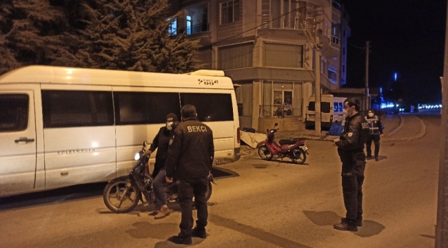 Şuhut'ta polis 56 saatlik kısıtlamada göz açtırmadı