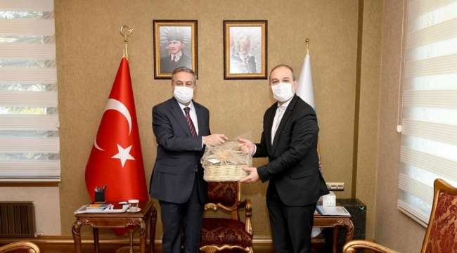 TGKA Genel Müdür Yardımcısı Türkmen, Vali Su'yu ziyaret etti