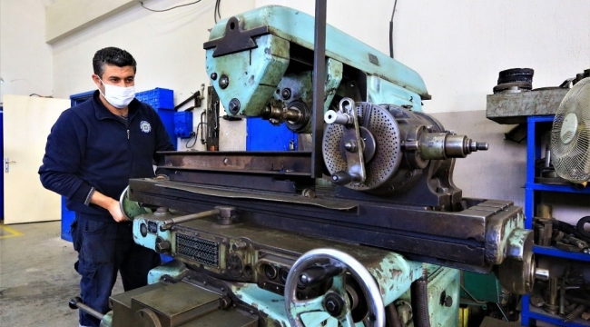 Büyükşehir'in makine ikmal tesisinde yüzde 58 tasarruf sağlandı