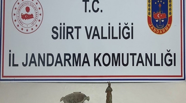 Siirt'te tarihi eser kaçakçılığı operasyonu