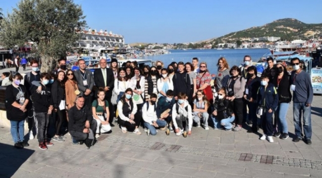 Erasmus öğrencilerinden Foça'ya ziyaret 