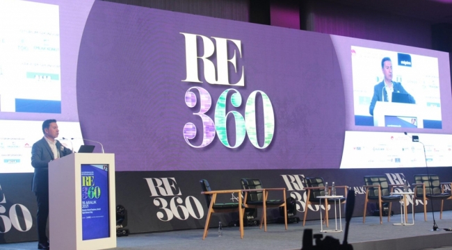 Başkan Aras RE360 gayrimenkul buluşmasında konuştu