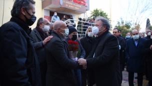 Başkan Mustafa İduğ'a coşkulu karşılama