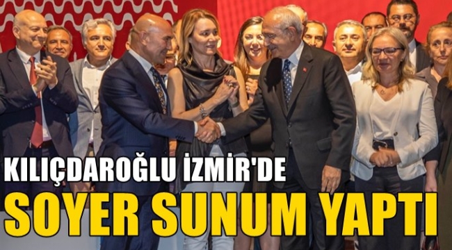 Başkan Soyer Kılıçdaroğlu ve CHP üst yönetimine 3 yılını anlattı