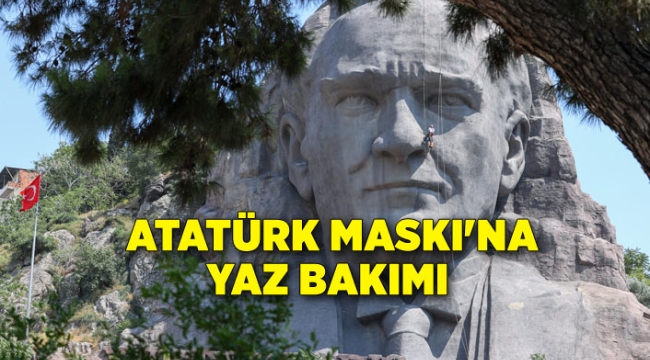 Buca'da Atatürk Maskı'na yaz bakımı