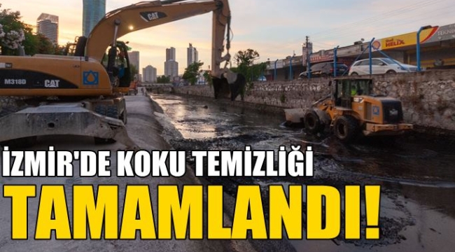 İzmir'de Manda Çayı'ndan 60 bin ton atık çıkarıldı