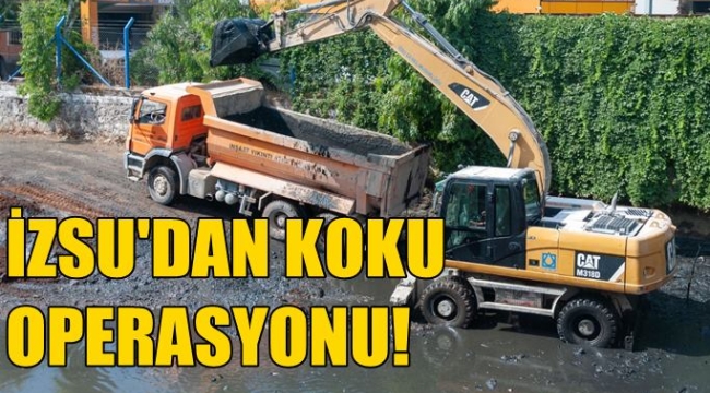 İZSU derelerde koku temizliğine başladı