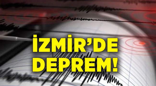 İzmir'de art arda deprem