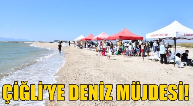 Gümrükçü'den Çiğli'ye deniz müjdesi