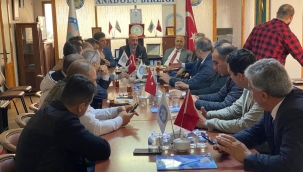 Güldoğan'dan Anadolu Birliği'ne Deprem Ziyareti