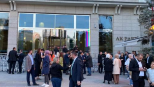 AK PARTİ GENEL MERKEZİ, BOMBA İHBARI NEDENİ İLE BOŞALTILDI! 