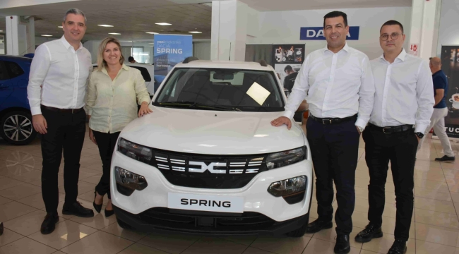 Dacia'nın ilk elektrikli otomobili Spring, Ermat'ta…