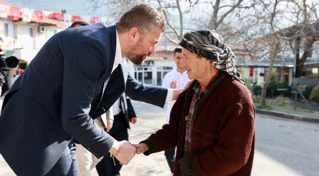 CHP Buca Belediye Başkan adayı Görkem Duman, hafta sonu köyleri ziyaret etti