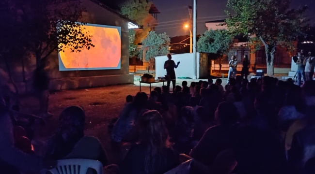 Köy okulu öğrencileri ilk defa Ay'ı gördü